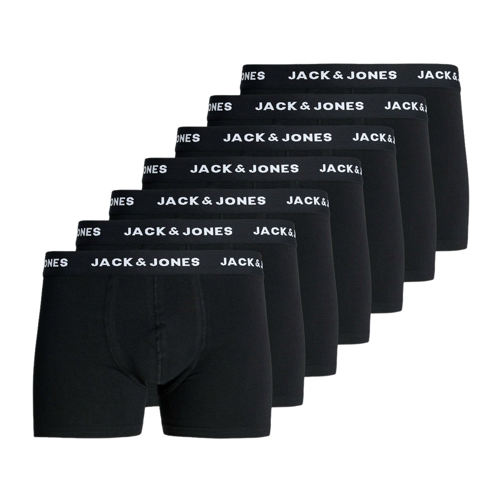 Jack & Jones Jeremiah Solid Trunks Boxershorts Heren (7-pack